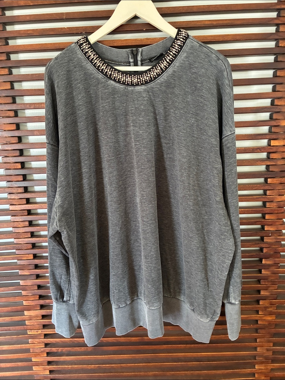 🎉NEW LISTING!🎉Lane Bryant Top with Embellished Neckline